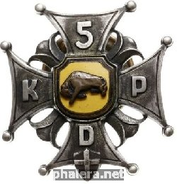 Нагрудный знак 5-я пехотная дивизия 