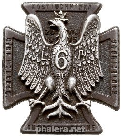 Нагрудный знак 6-ой пехотный полк легиона 