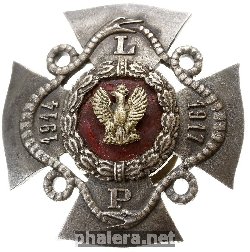 Нагрудный знак Медицинской службы польских легионов 