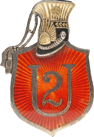 Нагрудный знак 2 уланский полк польского легиона 