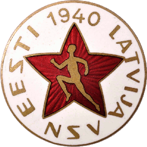 Знак 1-е игры по лёгкой атлетике, Эстония - Латвия